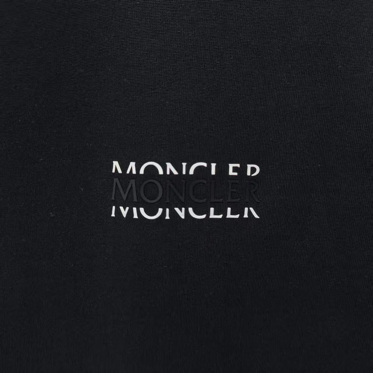 MONCLE* 2026 New Arrival logo t Same Style Size S M L XL XXL Black White Navy Blue